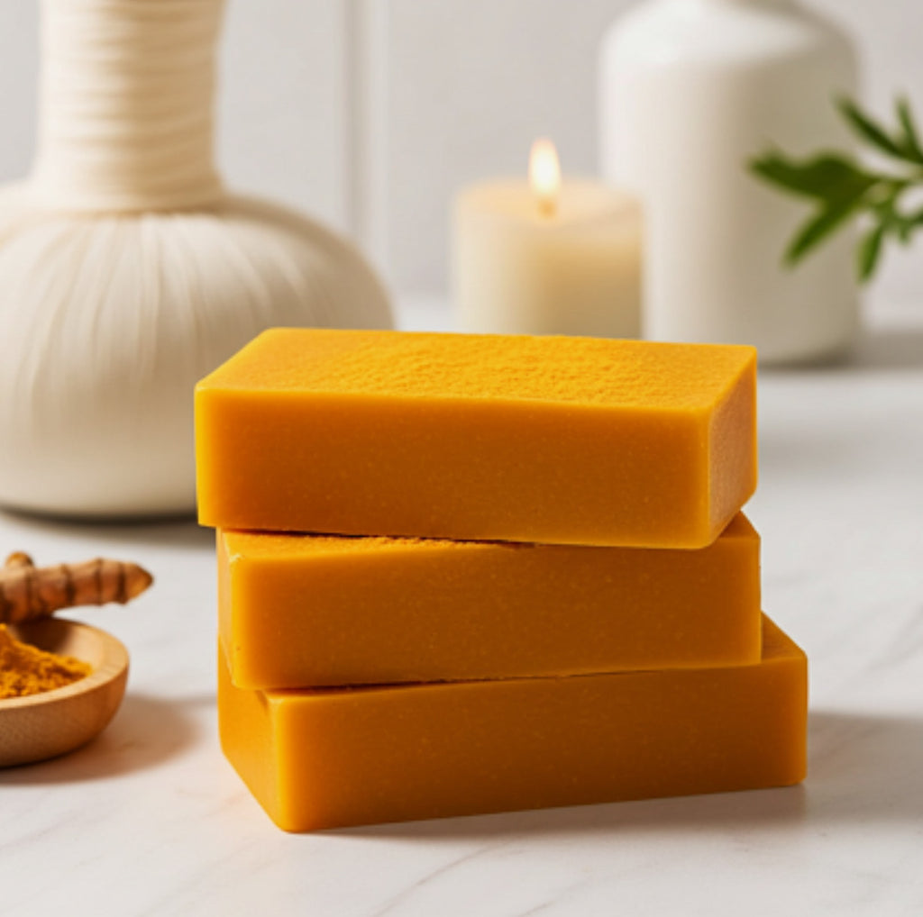Turmeric soap+lemon🍋